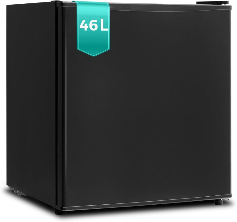 SMETA Petit Frigo 46L Mini Réfrigérateur Noir